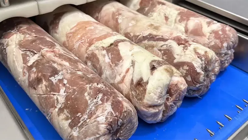 Машина для нарезки замороженного мяса, DRB-SPK4