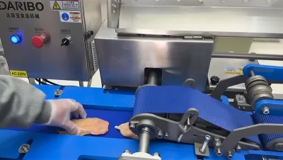 Горизонтальная машина (слайсер) для нарезки свежего мяса